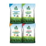Całoroczny zestaw nawozów do trawy – 4×1,5 kg na 35-50 m² – Mr. Green Grass®