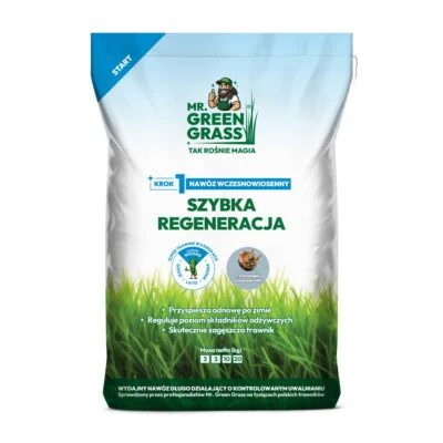 Nawóz wczesnowiosenny do trawy – Szybka regeneracja – Mr. Green Grass®