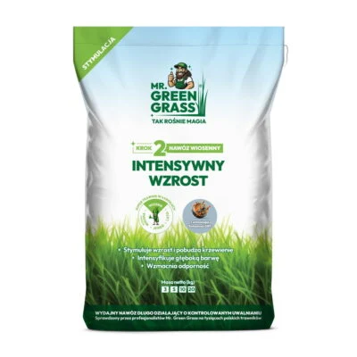 Nawóz wiosenny do trawy – Intensywny wzrost – Mr. Green Grass®