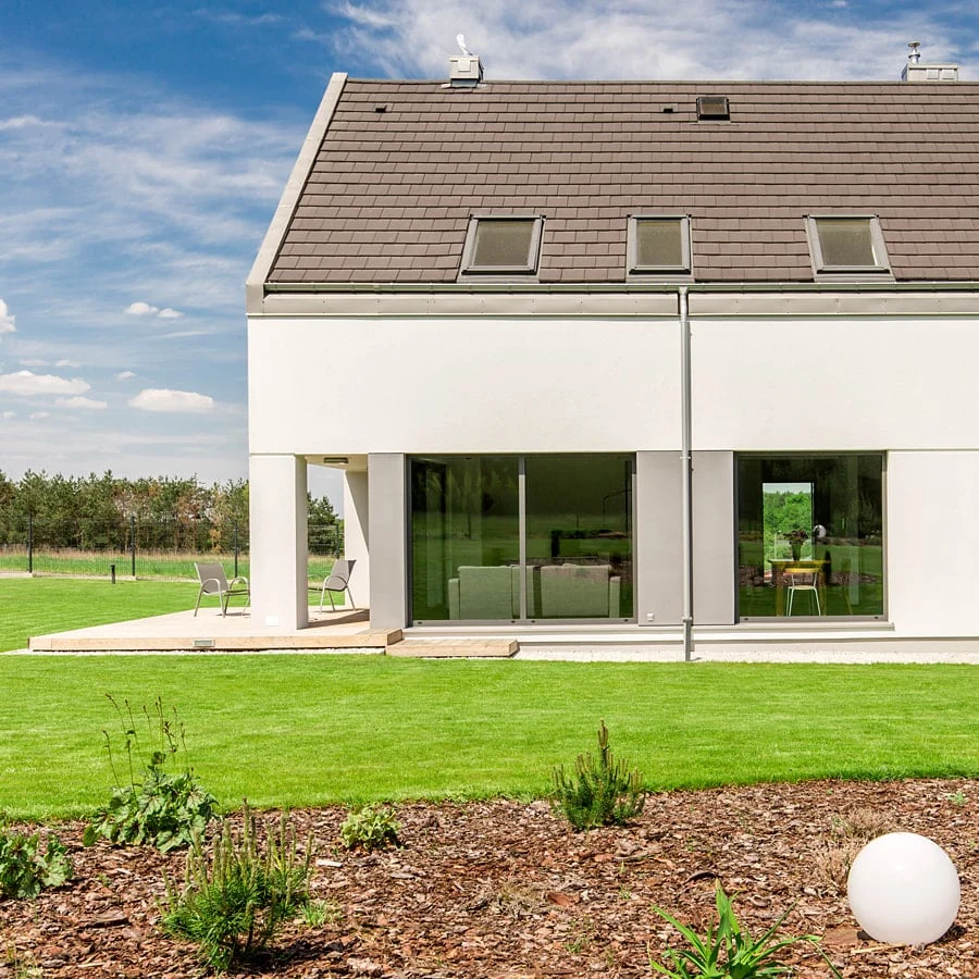 Trawnik wokół domu